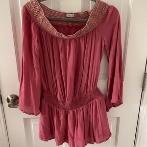 off the shoulder mini dress!!